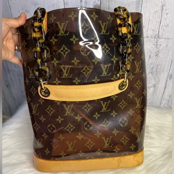 LOUIS VUITTON rare amber cabas neo bucket tote monogram - Picture 3 of 17